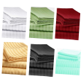 Egyptian Cotton Striped Bedsheet with 2 Pillow Cases (King Size). 