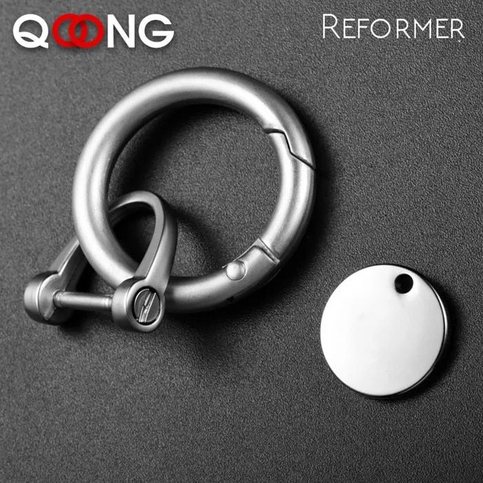 【beauty code】QOONG Custom Keychains Anti Lost Engrave Name Number ...