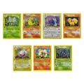 Pokemon Basic Set 1996 Year English Cards Pikachu DIY Game Pokemon Shining Charizard Game Collection Cards Gift Toys. 