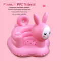 Inflatable Baby Chair Soft Prevent Slip Built in Air Pump Infant Floor Sofa for Sitting Up for Home. 