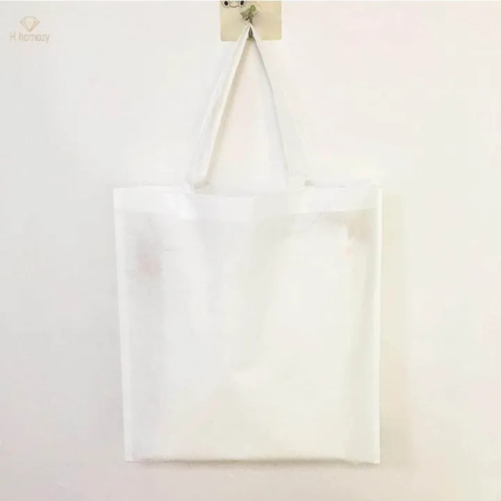 10%20Pieces%20White%20Reusable%20Sublimation%20Blank%20Shopping%20Bag%20Personalised%20Beach%20Tote%20Bag%20for%20DIY%20-%20Image%202
