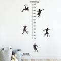 【BestGO】Wallpaper Decor Football Boy Height Measurement Wall Childrens Room Shop Glass Window Bedroom Wall Cabi Background. 