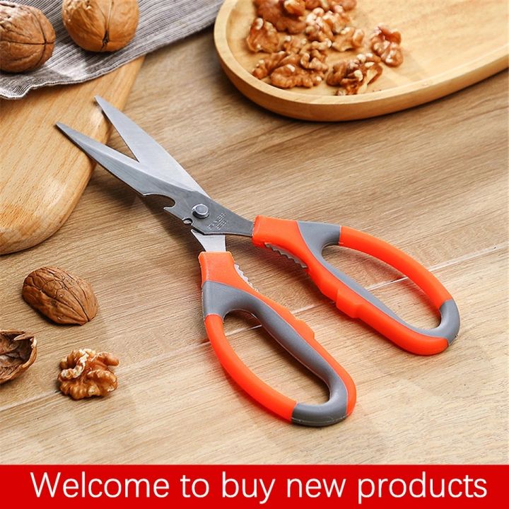 Multi-Function Kitchen Scissors with Sharp Blade Professional Poultry Shears Stainless Steel Kitchen Shears/Stainless Steel Poultry Chicken Bone Cutter Meat Vegetables Shear Cooking Tool