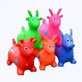 Soft Rubber Inflatable Jumping and Riding Bouncing Horse/Goat/Deer (Hopper Animal Toy) |LMH15K |INFINITY NEEDS. 