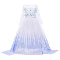 3 5 6 8 10 Years Girls Elsa 2 Costume Kids Halloween Cosplay Princess Dress Children Birthday Party Frocks Clothes Up. 