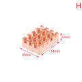 1Pc All Pure Copper Pin Fins Heatsink Cooler With Thermal Tape for Laptop GPU CPU VGA Chip Computer Component Heat Dissipation. 
