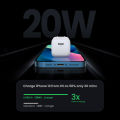 UGREEN Mini PD 20W Type C Fast Charger for iPhone 15 16 11 pro max 14 pro max iPad Pro 11 (M1, 3rd Gen) iPhone 13 Pro Max iPhone 12 Pro Max Foldable Plug. 