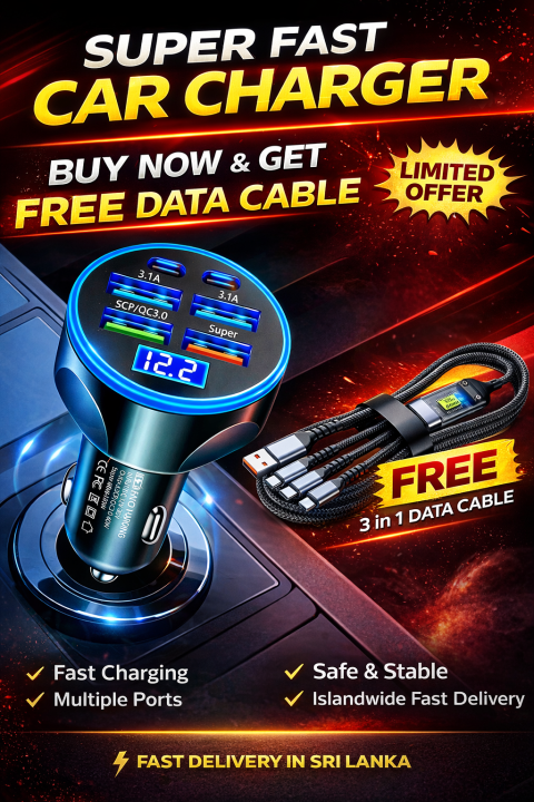 250W%20PD%20+%200C3.0%20Fast%20Car%20Charger%20%7C%20Multi%20USB%20Ports%20%7C%20LED%20Display%20%7C%20Metal%20Car%20Adapter%20%7C%20Fast%20Charging%20Sri%20Lanka%20-%20Image%202