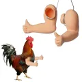 Lovinland Fighting Chicken Arm Prank Chicken Arm Toy Dinosaur Hand Muscle Pet Chicken Arm. 
