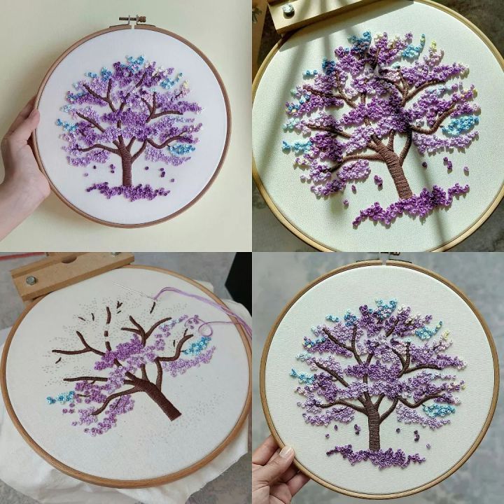 Tree%20Wall%20Hnging%20Embroidery%20Hoop%20Art%20Hand%20Embroidery%20Finished%20Art%20Customized%20Housewarming%20Gift%20Idea%20Landscape%20Modern%20Decor%20Wall%20Hanging%20-%20Image%207