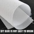 OUMERY 10PCS Mesh Plastic Canvas Sheets 19.6x13 Inch for Embroidery Crafting, Acrylic Yarn Crafting, Knit and Crochet Projects. 
