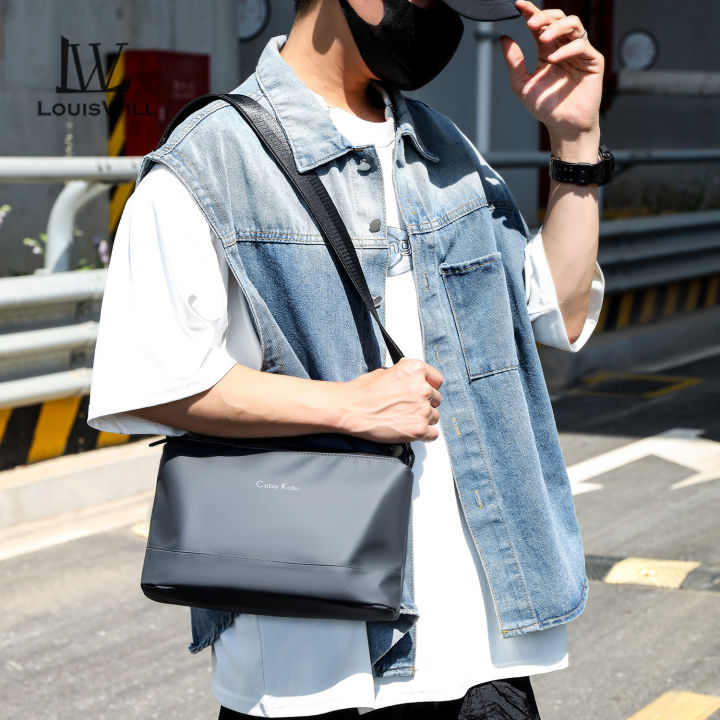 LouisWill%20Men%20Bags%20Fashion%20Shoulder%20Bag%20Cross%20Body%20Bag%20Leisure%20Messenger%20Bag%20Business%20Style%20Soft%20Leather%20Waterproof%20Lightweight%20Large%20Capacity%20Sling%20Bag%20Casual%20Bag%20Men%20Sport%20Street%20Travel%20Outdoor%20-%20Image%208