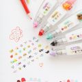 F562 Escolar Cute Tape School Correction Adhesive Material Supplies Tapes Stationery Office Lace Animal Papeleria Masking(Random Design). 