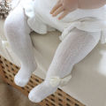 Bowknot Baby Girl Tights Mesh Soft Cotton Infant Pantyhose Breathable Solid Color Toddler Stockings Baby Girl Legging. 