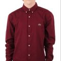 Lacoste Shirt - Maroon. 