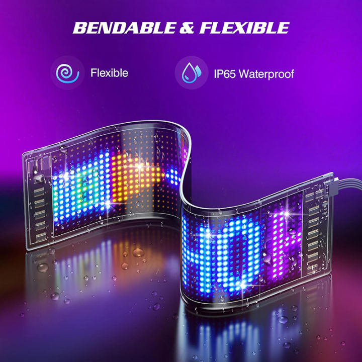 Flexible%20LED%20Car%20Sign%20Bluetooth%20App%20Control,Car%20Led%20Panel%20LED%20Matrix%20Pixel%20Panel,%20USB%205V%20Scrolling%20Bright%20Advertising%20LED%20Signs%20-%20Image%202