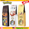 Pokemon Card Toy Gold Black Silver Cards English Action Figure Charizard Anime Party Birthday Gifts , 27/55pcs Pokemon Cards Gold Silver GX Card Games , Anime Cartoon Trainer Pokemon Cards Child Toys, Vmax Gx Card Box 宝可梦卡. 