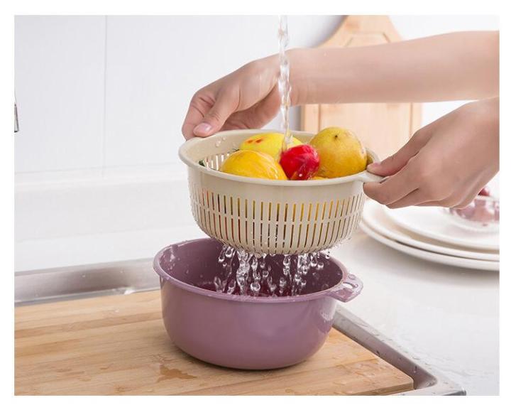 Kitchen%20Plastic%20Double%20Drain%20Basket%20Bowl%20Washing%20Basket%20Strainer%20Bowls%20Drainer%20Vegetable%20Cleaning%20Colander%20-%20Image%203
