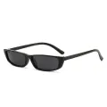 ZEBF-1PC Small Rectangle Sunglasses Women Retro Brand Designer Sun Glasses Vintage Square Narrow Frame Eyewear Female UV400 Shades. 