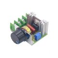 AC 220V 2000W SCR Voltage Regulator Dimming Dimmers Motor Speed Controller Thermostat Electronic Voltage Regulator Module. 