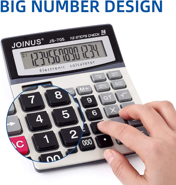 Large%2014-Digit%20Joinus%20JS-705%20LCD%20Display%20Desktop%20Calculator%20with%20Check%20&%20Correct%20Function,%20Solar%20Battery%20Dual%20Power%20Calculator,%20Large%20Computer%20Keys%20Electronics%20Calculator%20for%20Office%20School%20Calculating%20-%20Image%206