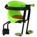 Bicycle Baby Seat Kids Child Safety Carrier Front Seat Saddle Cushion with Back Rest Foot Pedals. 