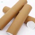 Poster Tube Cardboard Postal Tube Protector Tube Packaging for Documents Artwork Shipping , 50cm. 