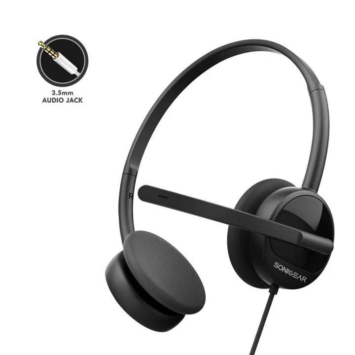 SONICGEAR XENON 1 STEREO WIRED HEADPHONE WITH MICROPHONE