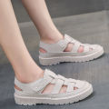 【BestGO】Flat Sandals For Women Strap Shoes Thick-soled Platform Sandals Slippers For Women Korean Sandals Rubber Slippers For Women 052101. 