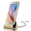 GEUMXL Micro Sync Data Charging Dock Station Desktop Charger USB Cable For for Samsung Galaxy S4 J5 Note 4 Oneplus LG Android. 