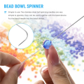 10 Pieces 6 Inches Curved Beading Needle Stainless Bead Spinner Needle String Bead Needle for Spin and String Bead. 
