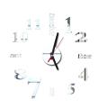 Stick On Wall Clock DIY Large Modern Design Decal 3D Stickers GYM Cafe Office. 