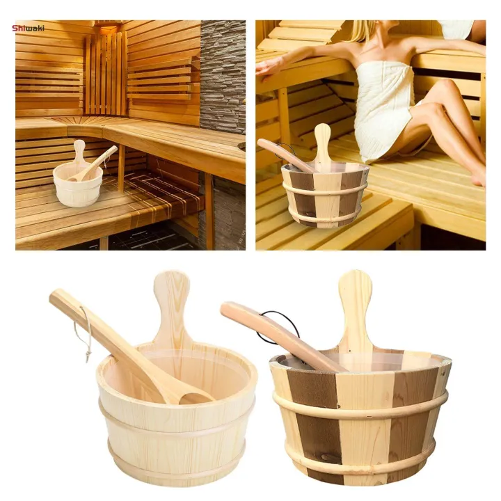 4L%20Sauna%20Barrel%20and%20Ladle,%20SPA%20Accessory,%20Wooden%20Hot%20Tub%20Barrel,%20SPA%20Steaming%20Bathroom%20Tool,%20Sauna%20Accessories%20-%20Image%202