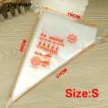 Cake Icing Bags 25 Pcs Small Size - Transparent. 