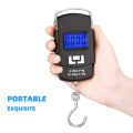 WH-A08 Portable Digital Electronic weighing scales Balance Weighing Pocket Hand Hanging LCD Scale 50kg 10g Hook Tea Luggage baggage Scale. 