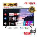 AIWA 65inch LED WebOS Smart 4K Television. 