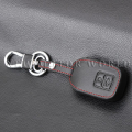 Suzuki wagon r Key pouch / Swift Key pouch Genuine Leather Remote Control Key Case Cover Suzuki wagon r 2 button key pouch Black with Red Stripe Key tags  Key chain  Suzuki Key Pouch   Car key pouch  Leather key pouch new motor world. 