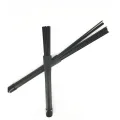 1 Pair Jazz Drum Brushes Retractable Drum Sticks 32 cm black. 