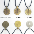 Lakhovsky MWO Golden Plated Multi-Wave Oscillator Energy Disc Pendant Necklace Balance Energy B. 