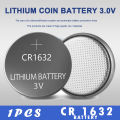 1PCS | Accell CR1632 / CR 1632 3V Lithium Button Cell Coin Battery for Toy, LED light, Clock, Calculator, PDA, Memory card, etc. 