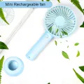 Classic Handheld Mini USB Desk Fan, Small Personal Portable USB Rechargeable Battery/USB Operated Small Fan. 