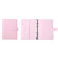 PU Leather A6 Notebook Binder Budget Planner Binder Cover with Pocket Personal Cash Budget Envelopes System 6 Hole Binder Zipper Folder Loose Sheets. 