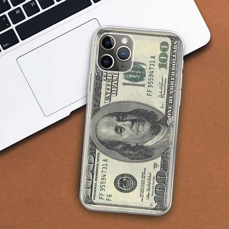Banknote Dollar Cash Money Phone Case For Apple iPhone 11 12 13 15 Ultra 14  Pro 7 XR X XS Max 6S 8 Plus + Mini SE Print Soft | Daraz.lk