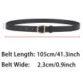 【NEW】 Women's Belt Fashion Pin Buckle Thin Belt Genuine Luxury Soft Belt Women With Cargo Pants Jeans Windproof Belt PU Leather Belt. 