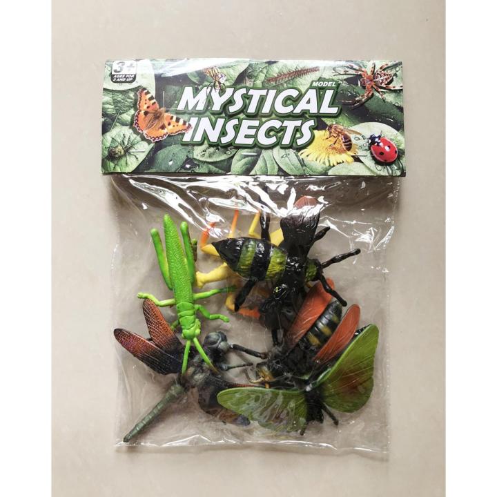 6pcs Natural Insects Figures Toys