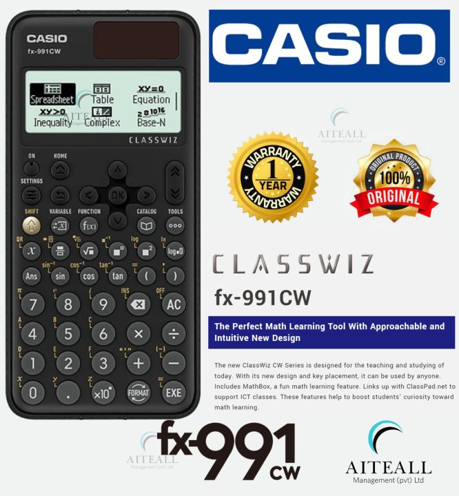 Casio Fx-991CW Non-programmable Scientific Calculator | Daraz.lk