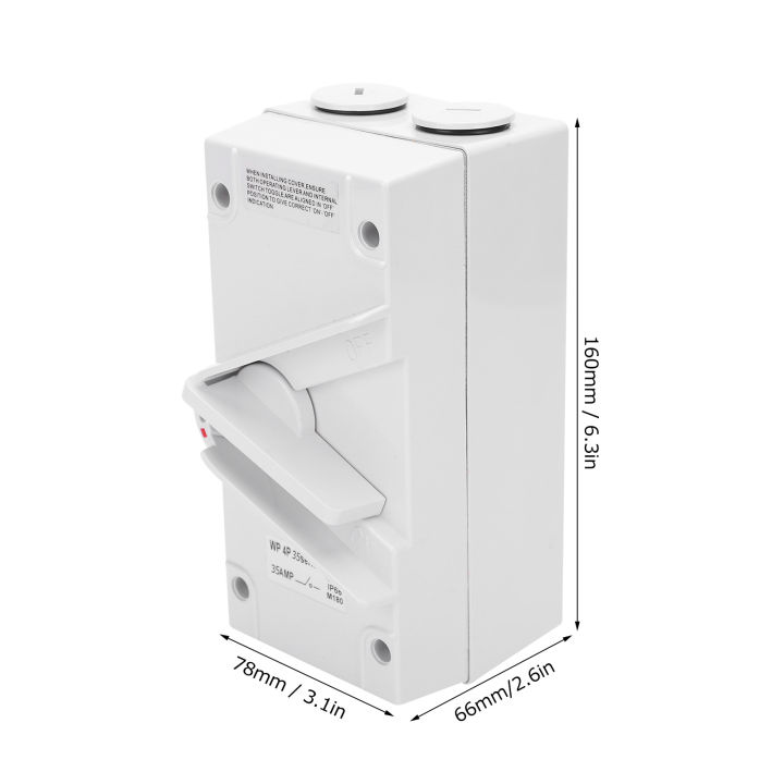440V%2020/35/63A%20Manual%20Waterproof%20Isolation%20Switch%203%E2%80%91Phase%204%E2%80%91Stage%20for%20Industrial%20-%20Image%204