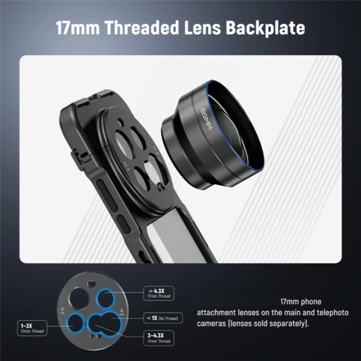 For%2015%20Ultra%2017mm%20Threaded%20Lens%20Backplate%20Phone%20Cage%20Kit%2067mm%20Filter%20Adapter%20Black%20-%20Image%208