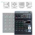 Audio Mixer Sound Board Console for Stereo DJ Conference Home System. 