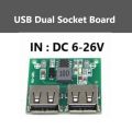 USB Dual Socket Buck Converter Module. 